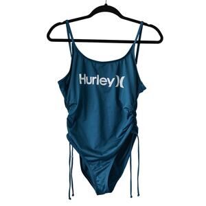Hurley women's teal One-piece bathing suit size M